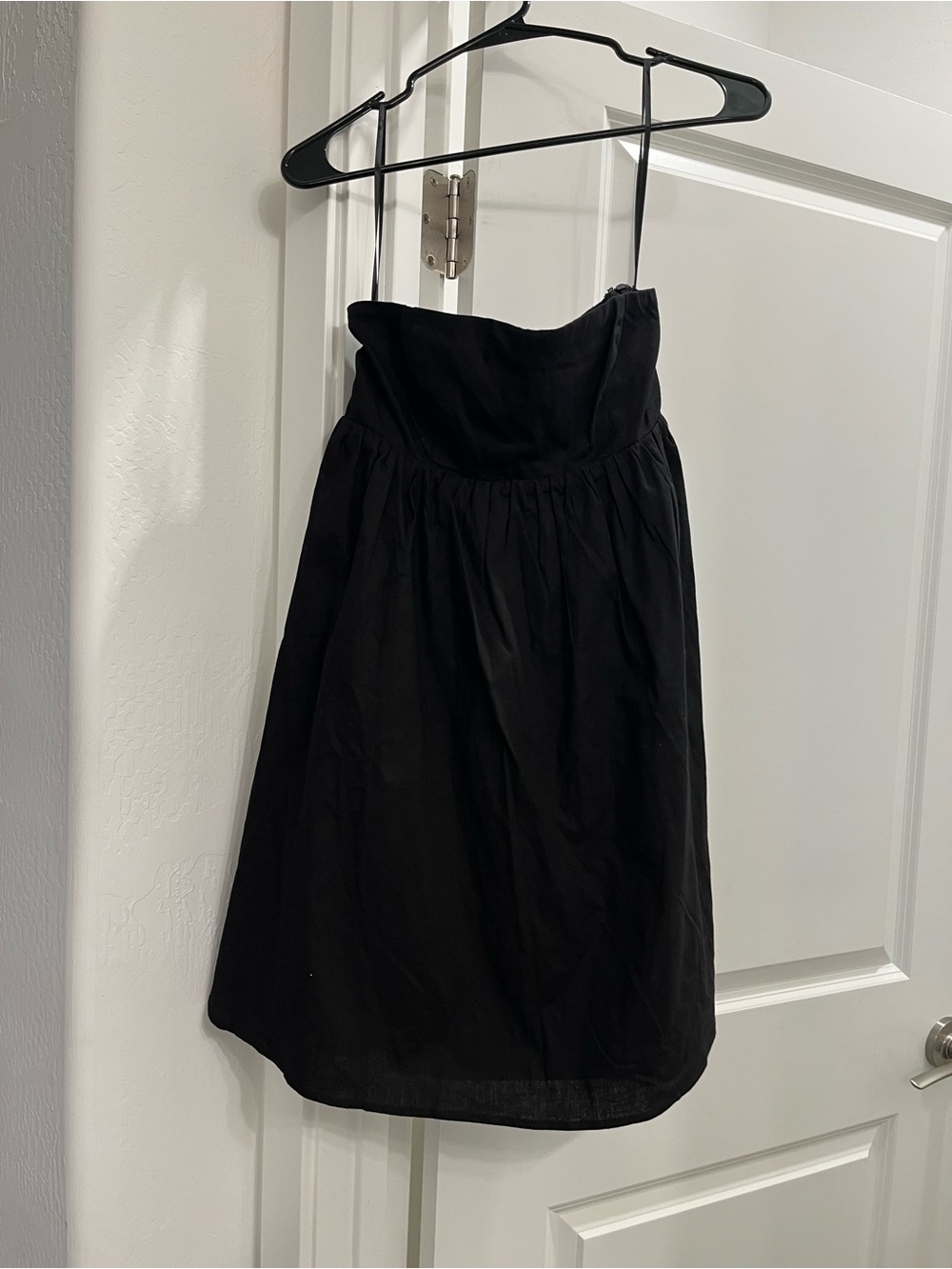 Princess Polly Black Strapless Babydoll Dress